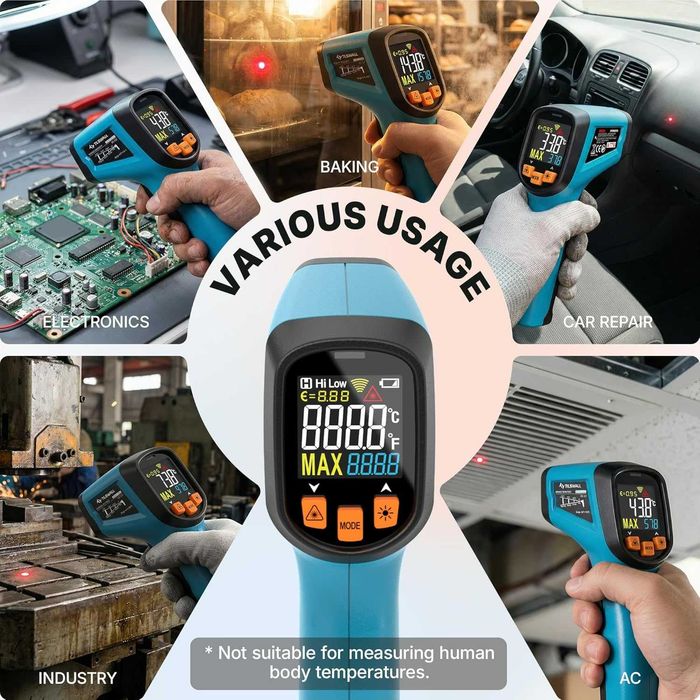 Tilswall IR Термометър -50C до 600C LCD