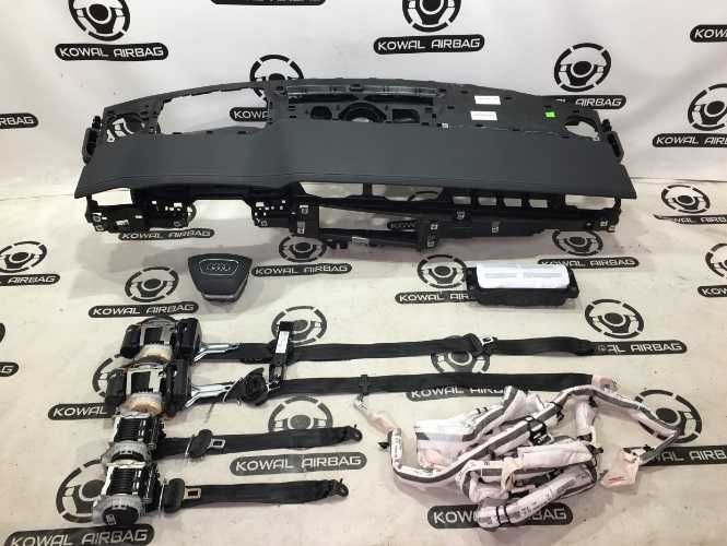 Audi A6 C8 kit airbag - plansa bord cusatura piele HUD - set centuri