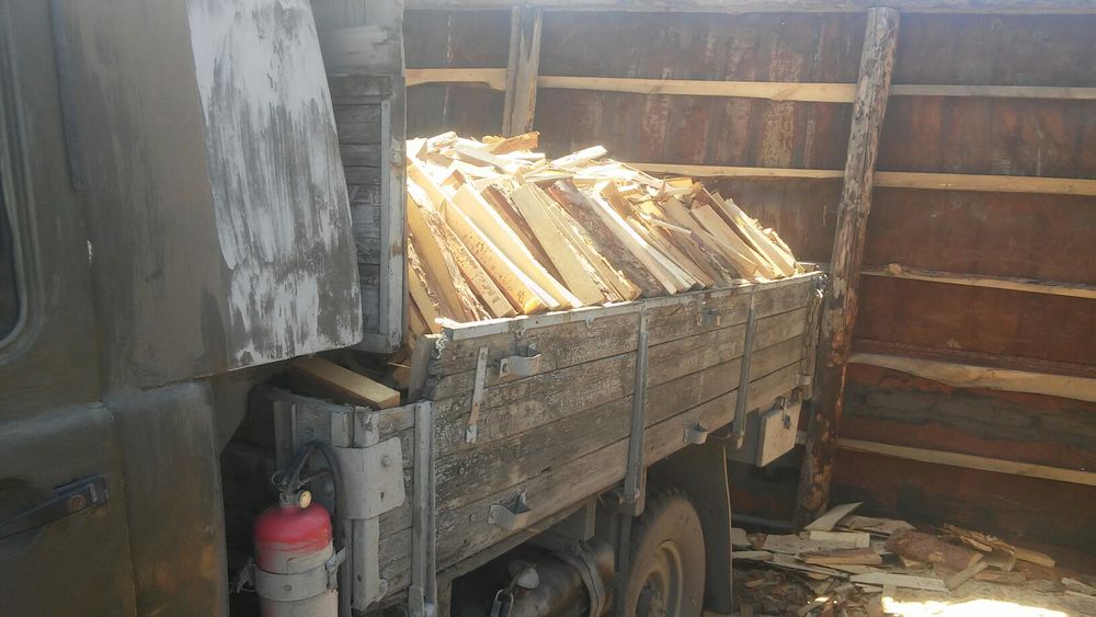 Дрова рубленые швырок и срезка