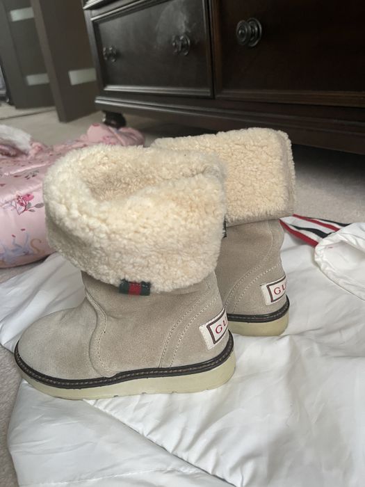 Cizme gucci piele intoarsa copii nr28-29