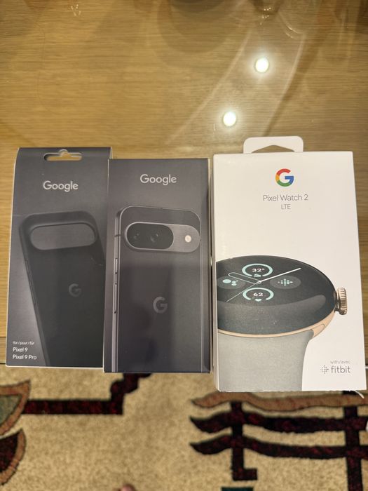 Google Pixel 9 128/Case/Pixel Watch 2 LTE