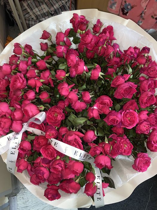 Пионовидные розы,розовые