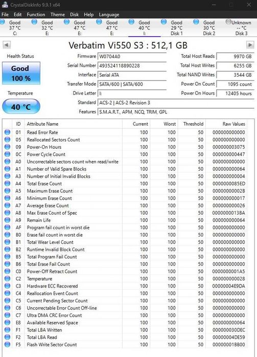 SSD M.2 Nvme Sata 60GB 128GB 256GB 512GB