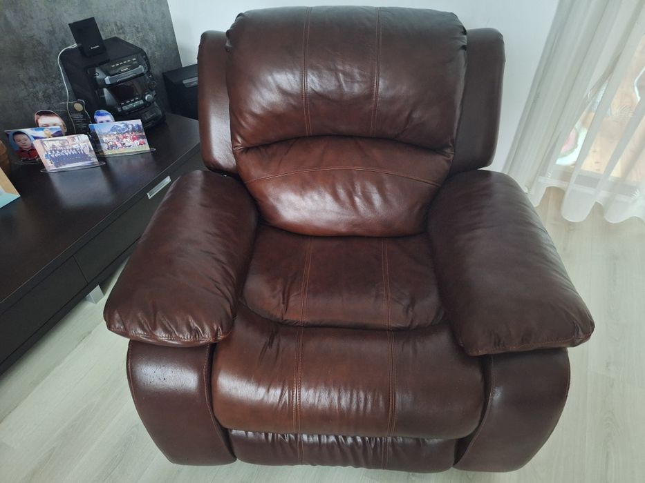 Vand set canapea piele