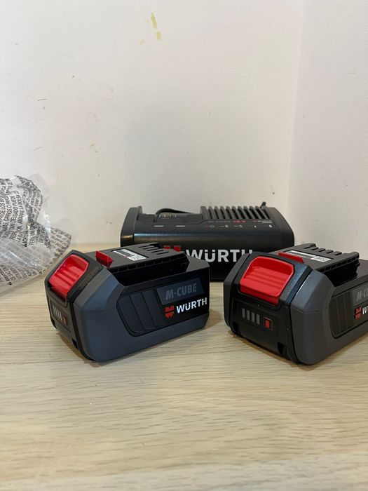 Acumulatori Wurth M Cube 18V 5Ah încărcator și scule Wurth pendular bormașină Autofiletanta
