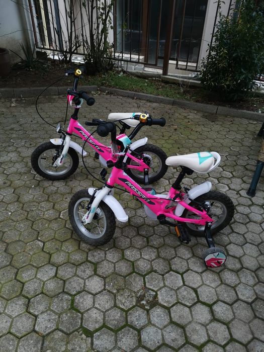 Детско колело розово