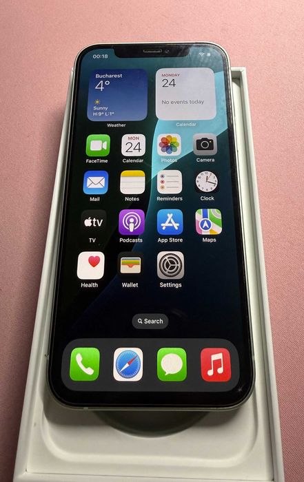 iPhone 12, 128 G, Green, Full box + accesorii