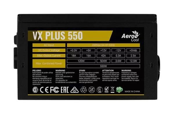 Aerocool VX PLUS 550