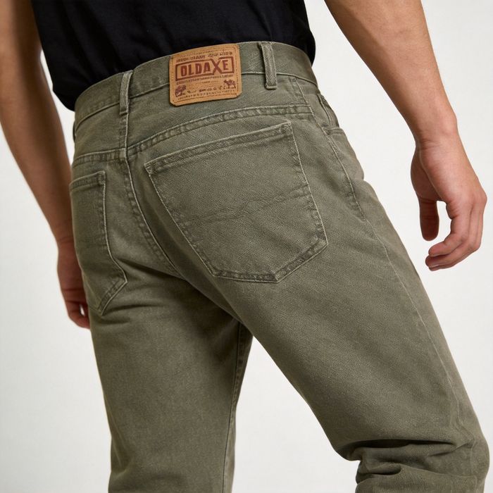 Blugi olive Oldaxe