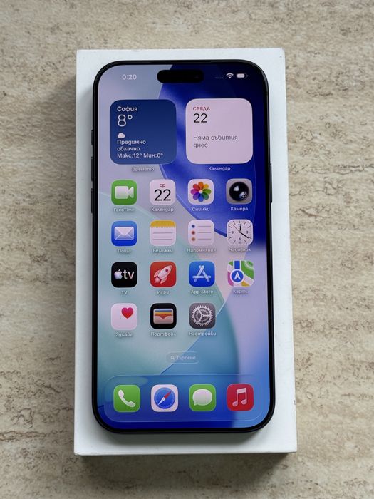 Apple iPhone 17 Pro Max 256GB Deep Blue / КАТО НОВ! / 2г. Гаранция!