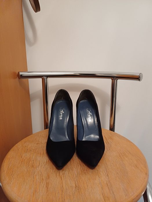 Pantofi stiletto negri L' Aura