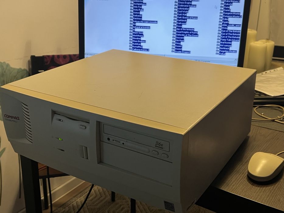 Retro pc Compaq deskpro pentium 200 mmx