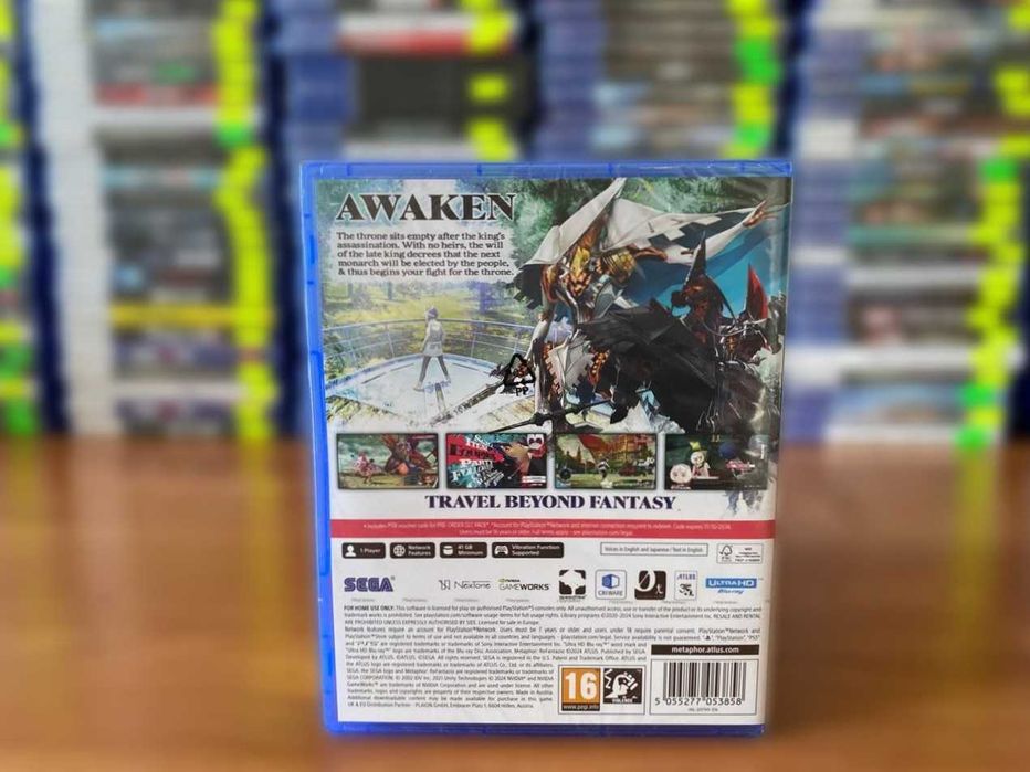 НОВЫЙ диск Metaphor: ReFantazio PS5 Много Игр