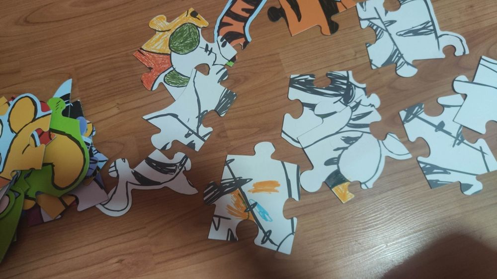 Пъзел с големи части - Мечо Пух