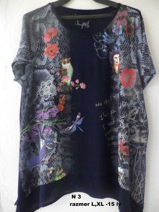 Блузи  DESIGUAL  размер  L ,XL