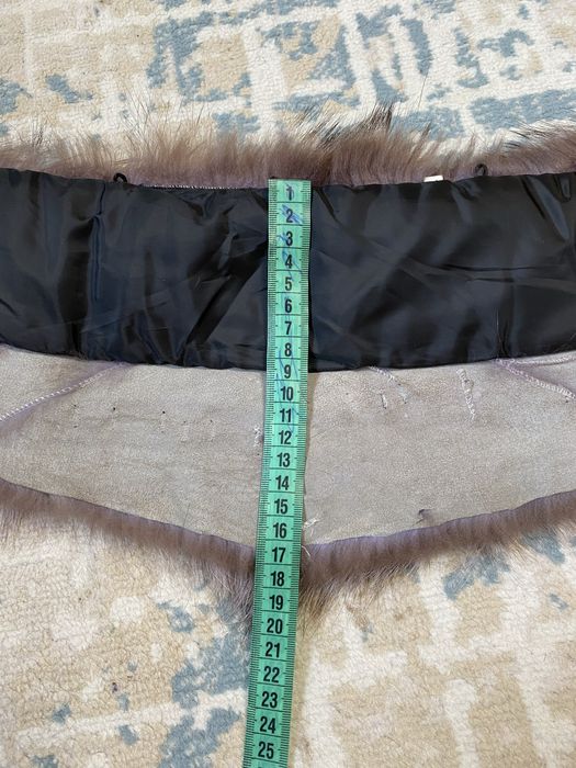 Мех на воротник чернобурка