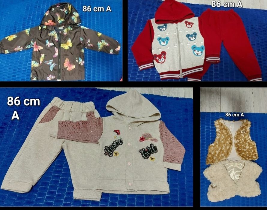 Lot haimute pentru fetite 86 cm