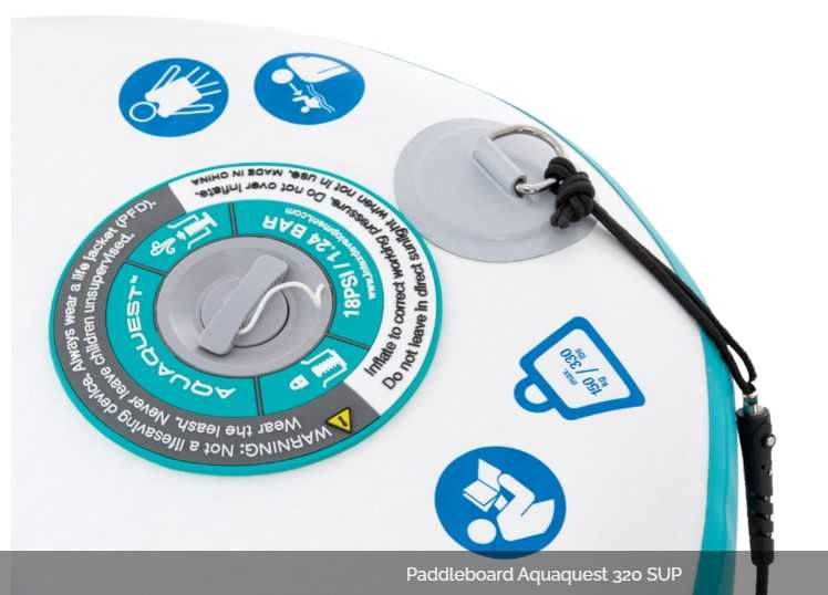 Placa SUP Intex Aqua Quest 320, geanta transport, pompa, vasla