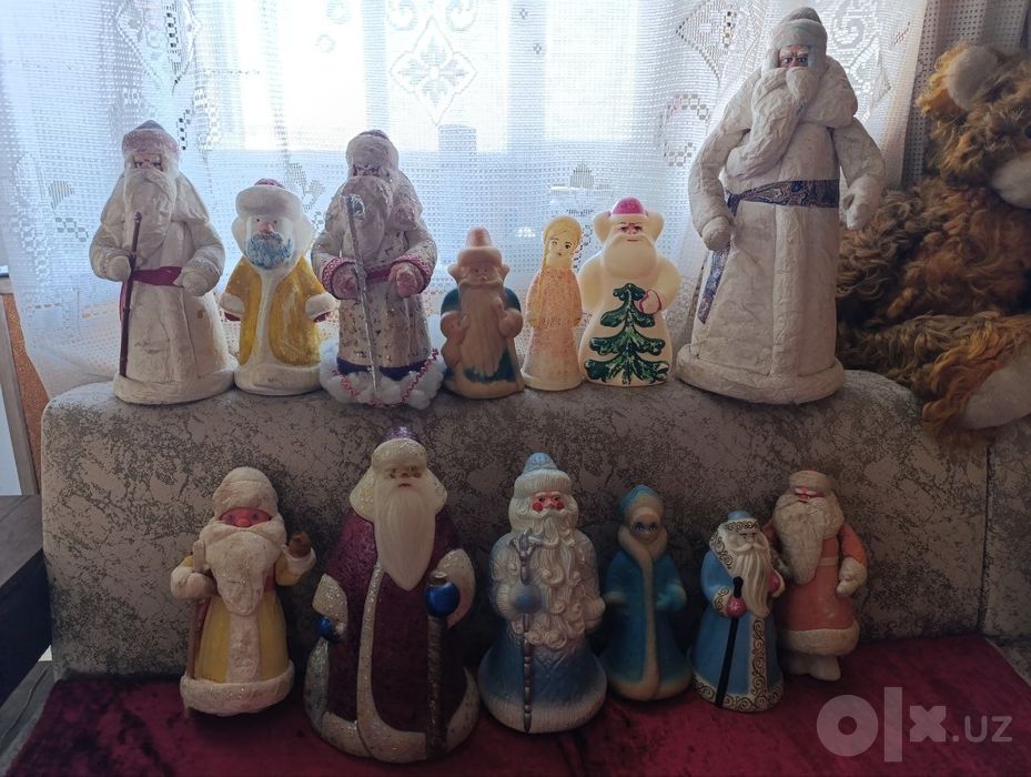 Ёлочные игрушки , гирлянды , дед морозы , снегурочки СССР