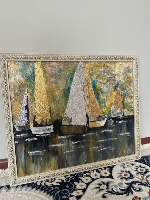 Қазақи нақыштағы картиналар