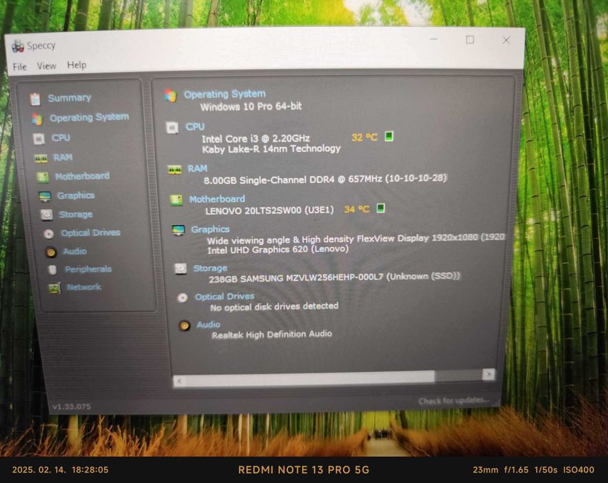 Laptop Lenovo Thinkpad L480, I3gen8, 8Gb Ram, ssd256Gb,garantie!Schimb