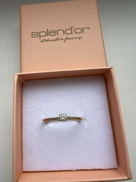 Inel cu diamant 0,10 ct