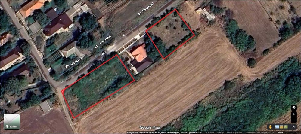 Vand teren intravilan/arabil  Merei, Sat Ograzile, 1497 mp, 21 € / mp