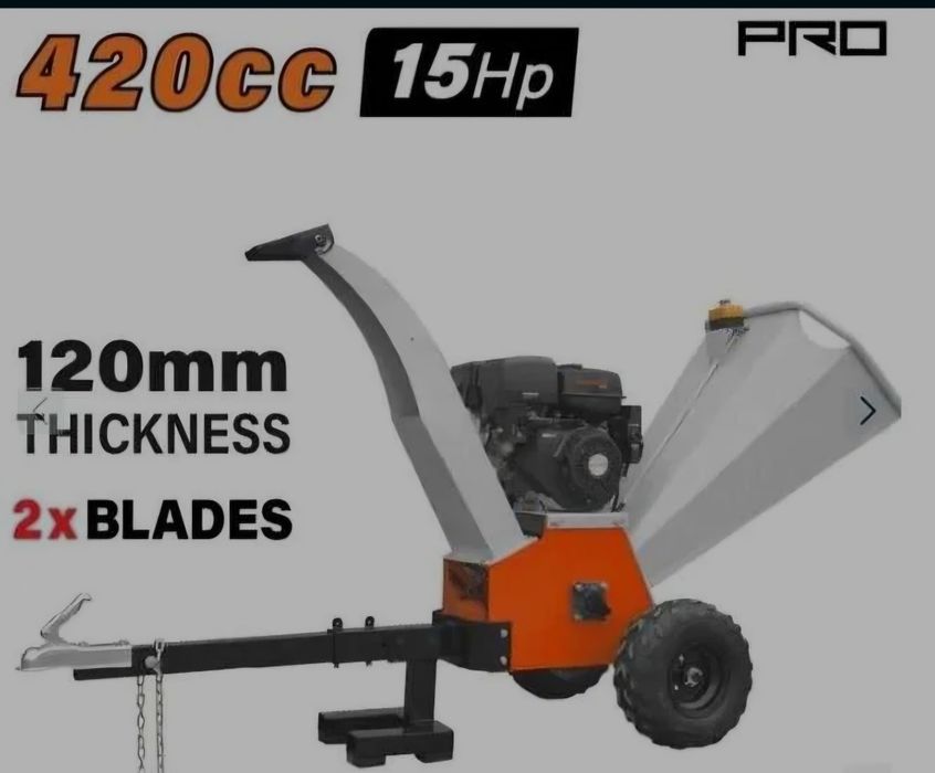 бензинов клон шредер PRO GS9600, 15 к.с., Ø 120 мм (ел. стартер