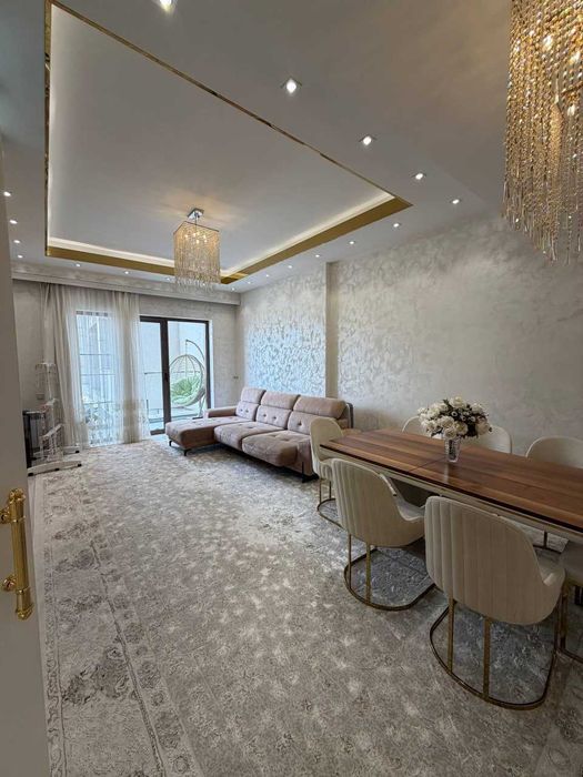 Gardens Tashkent City 3 комнатная ЕВРО ремонт 114м2 прямой вид на парк