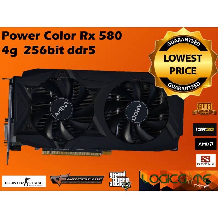 Видеокарта RX580 4 GB DDR5