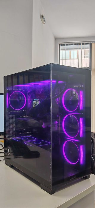 НОВ Геймърски Комп за ТОП Гейминг Intel I7 14700 up 5.4Ghz/64Gb/1Tb nVme + 1TB SSD/Asus RTX 5070 12Gb/WiFi & BT/Гаранция