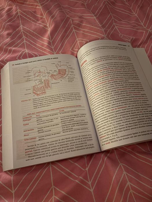Vând Barron’s- Anatomie și Fiziologie Umană pentru admiterea la medicină.