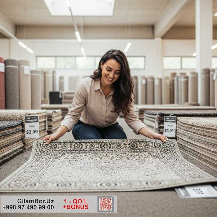 Gilam Palas Dorojka Kavrolan GilamBor.Uz Toshkent Ковер Палас Дорожка!