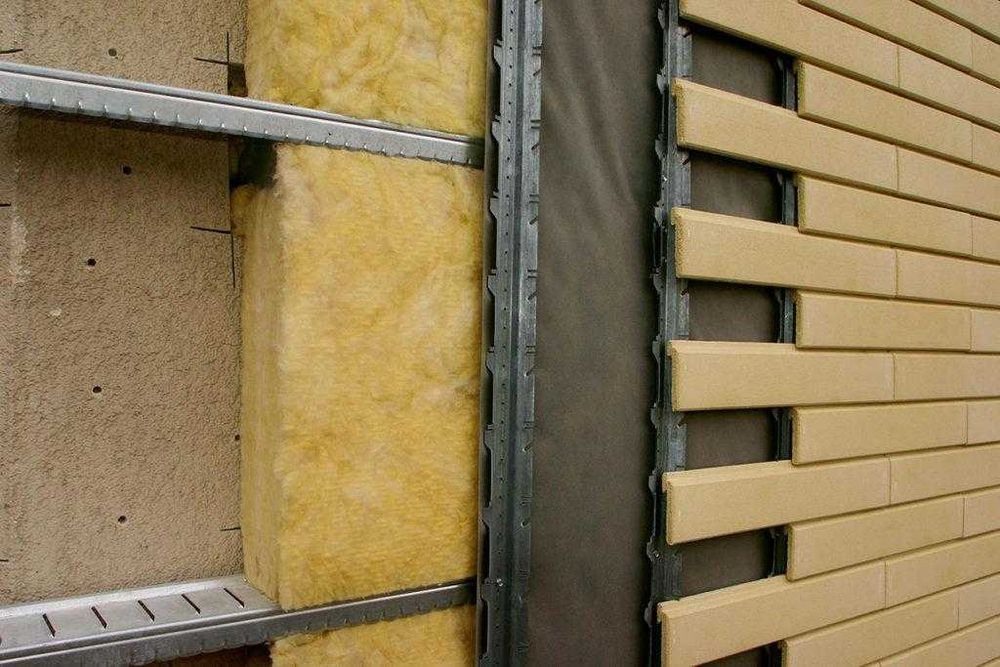 Сухой монтаж фасада, вентилируемый фасад, алюкабонд, тункафон, гранит