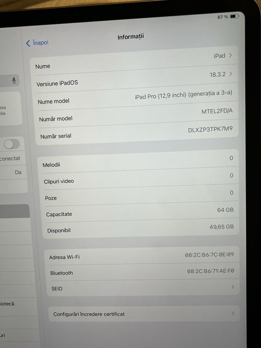 Ipad pro 12,9 inch generatie 3