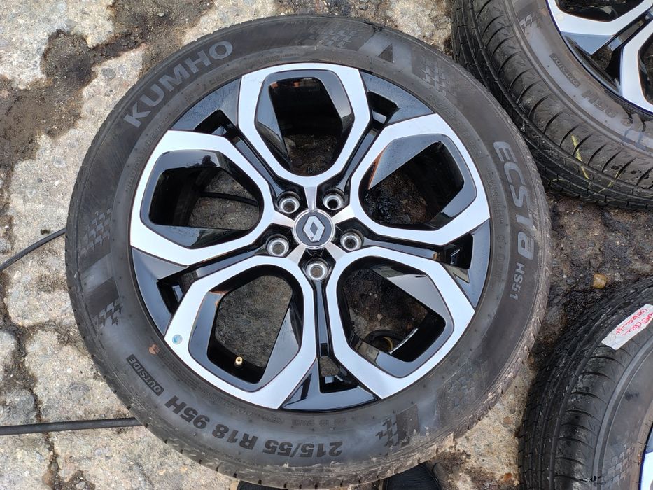 Jante Renault r18 Arkana  Kadjar Captur Koleos et 35 anvelope vara 215 55 18