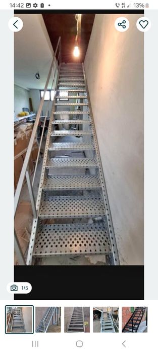 Trepte zicate galvanizate livrăm la domiciliu