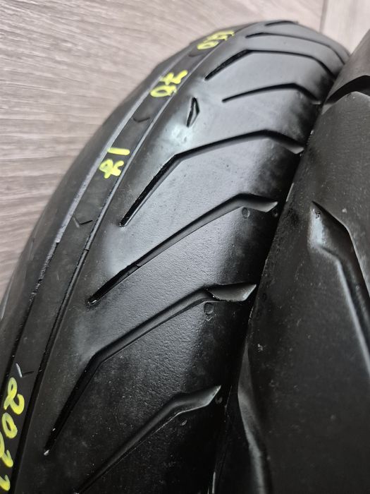Set anvelope moto 120 70 17 cu 180 55 17 Pirelli  Angel Gt 2 dot 2022 4621