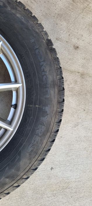 Jante Mercedes w166 ML/GLE 235/65/R17, anvelope Nokian snowproof,DOT 2023