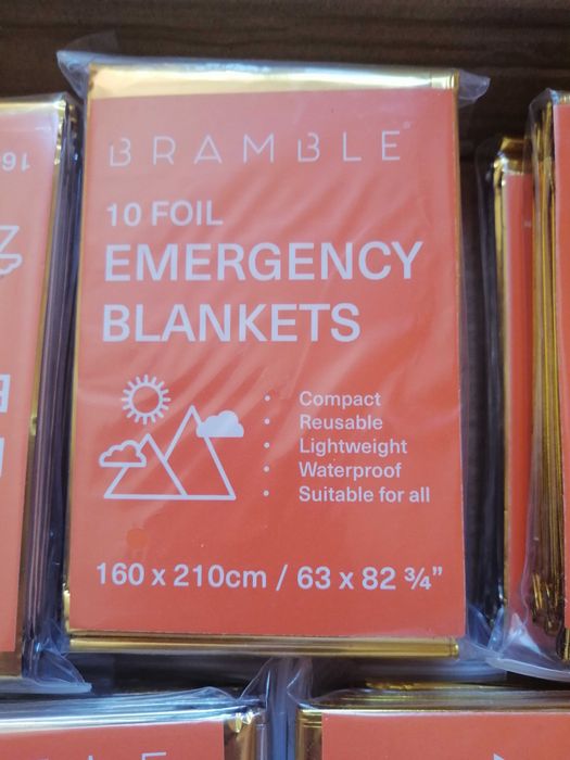 10 броя спасителни одеала Bramble