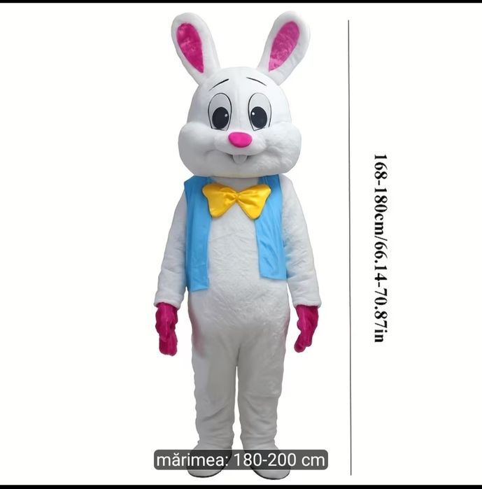 Mascota costum iepuraș