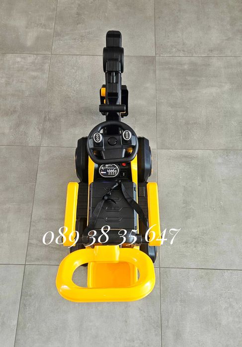 ТОП ЦЕНА!НОВО!Aкумулаторен багер Bumblebee с 6V батерия,USB