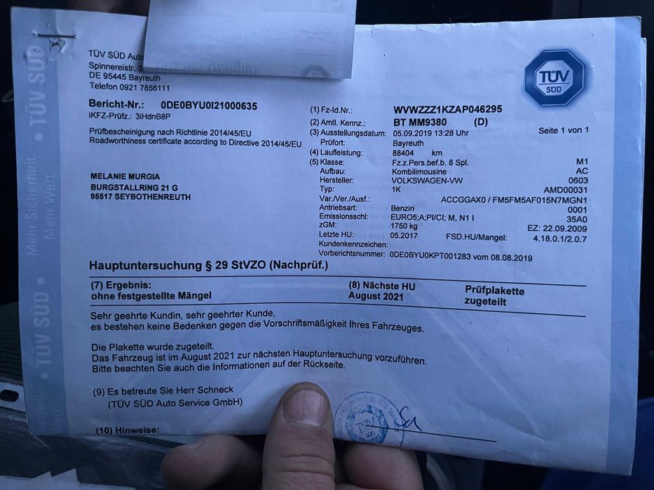 wolkswagen golf 6 1.4 benzina