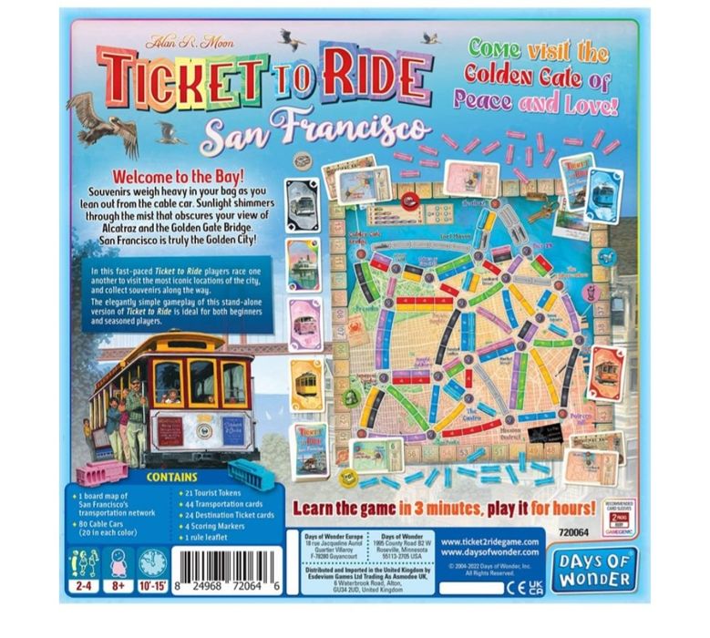 Ticket to Ride San Francisco