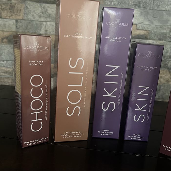 Cocosolis milk, shampoo, conditioner