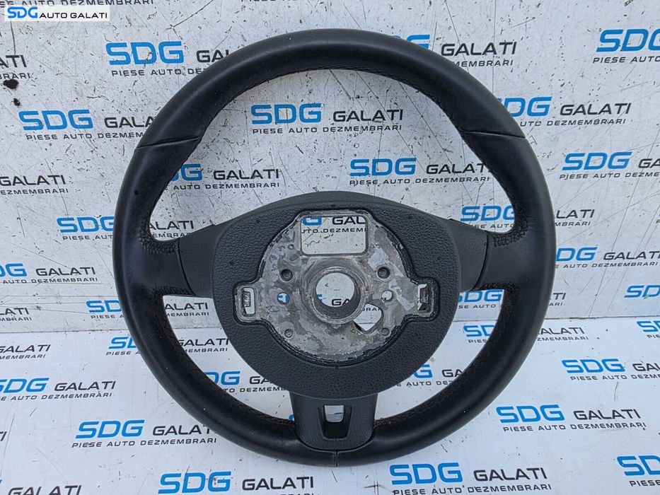 Volan Piele 3 Spite FARA Airbag cu Comenzi Volkswagen Passat CC 2009 - 2012 [Q2045]