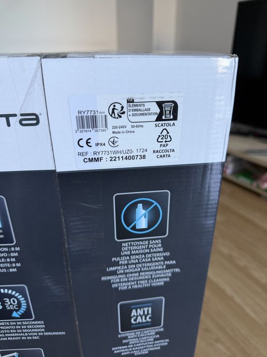 Прахосмукачка и парочистачка ROWENTA RY7731WH