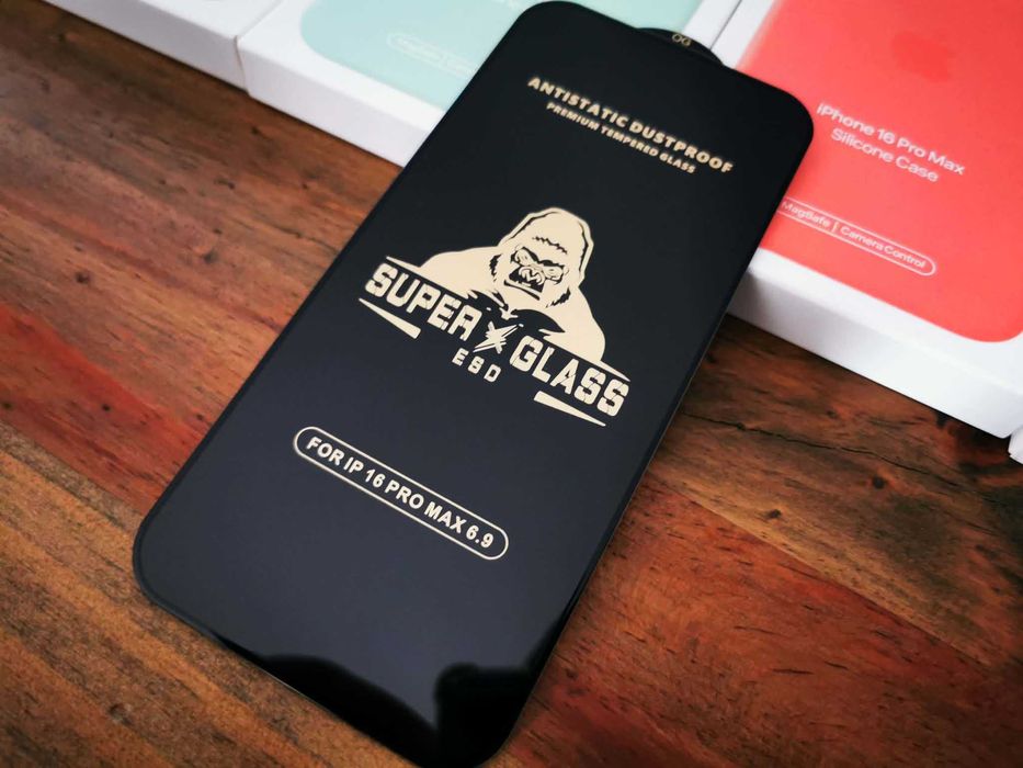 Husa silicon Magsafe + folie sticla ecran Iphone 16 / Pro / MAX / Plus