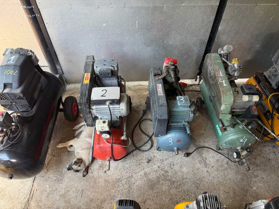 Compresor, butelie aer