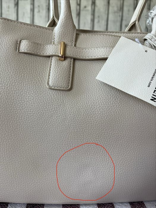 Намалена! Класическа чанта за ръка Anne Klein